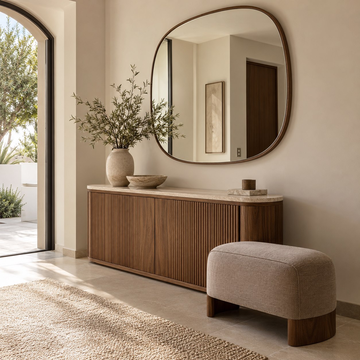 A considered entrance — original Dubai Furni design concept