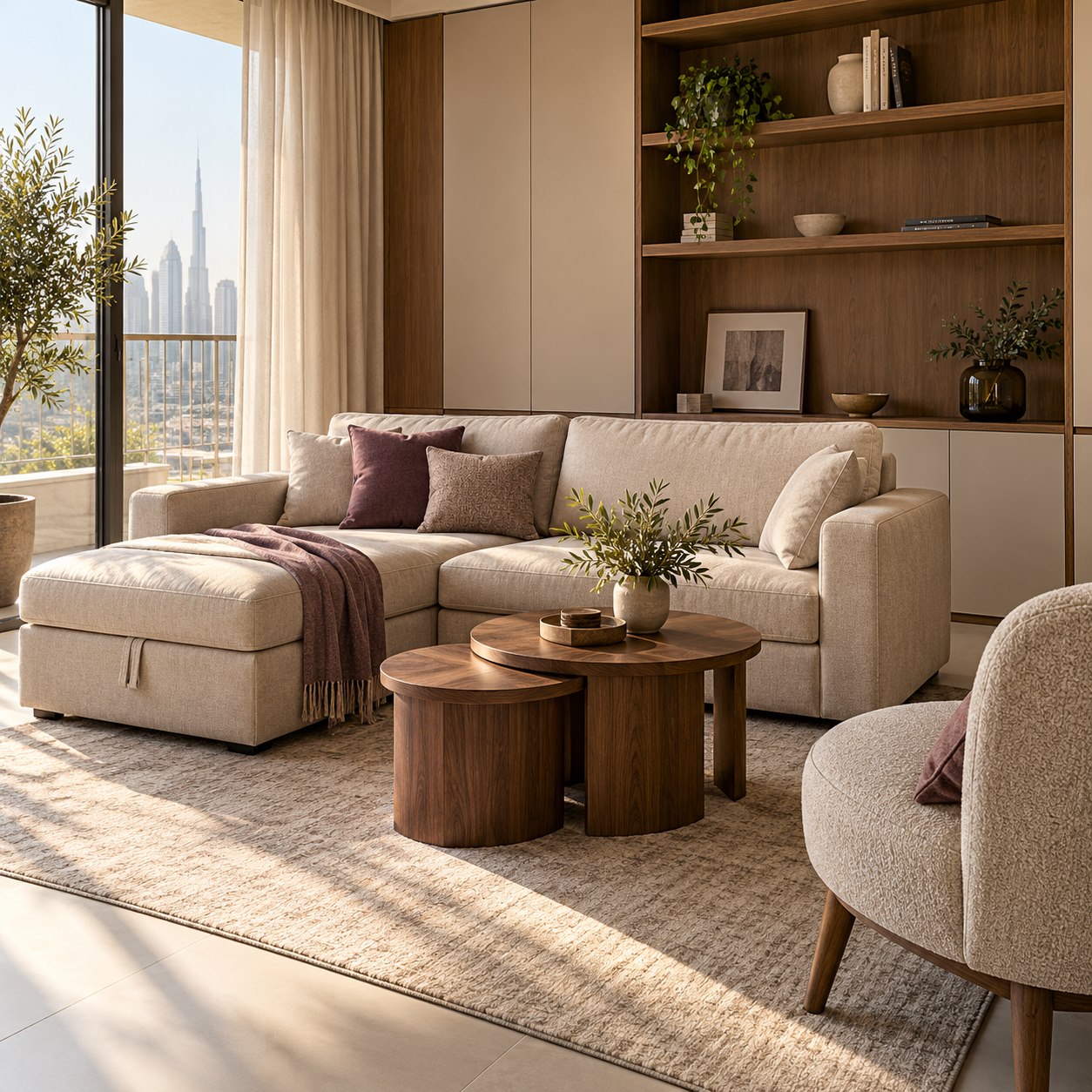 More from a compact room — original Dubai Furni design concept