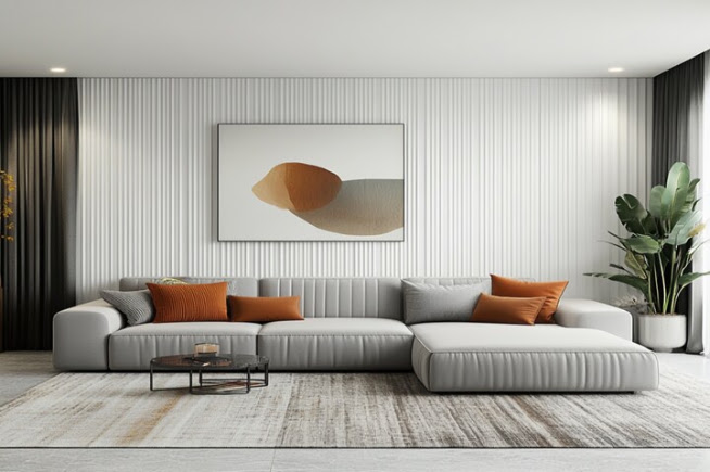 Contemporary sectional sofa style